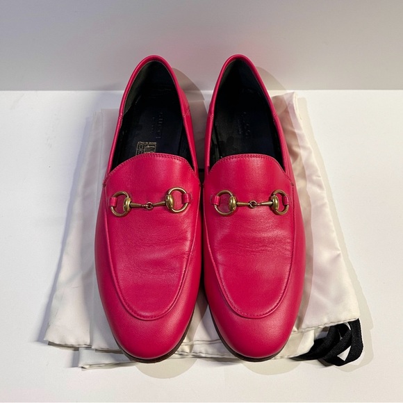 Gucci Horsebit Accent Loafers in Fuschia size 37 - Picture 2 of 4